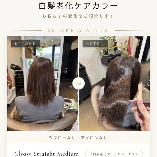 画像6099：『白髪老化ケア』カラーエステ！